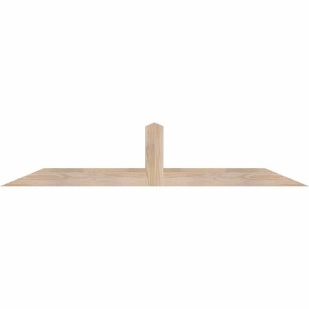 Ekena Millwork Portland Smooth Timber Gable Bracket, Douglas Fir, 60"W x 12"H x 1 1/2"D x 3 1/2"F, 5/12 Pitch GBW060X12X0204POR00SDF